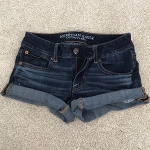 American Eagle super stretch mini shorts.